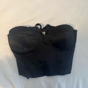 Princess Polly Black Corset Top size 6!